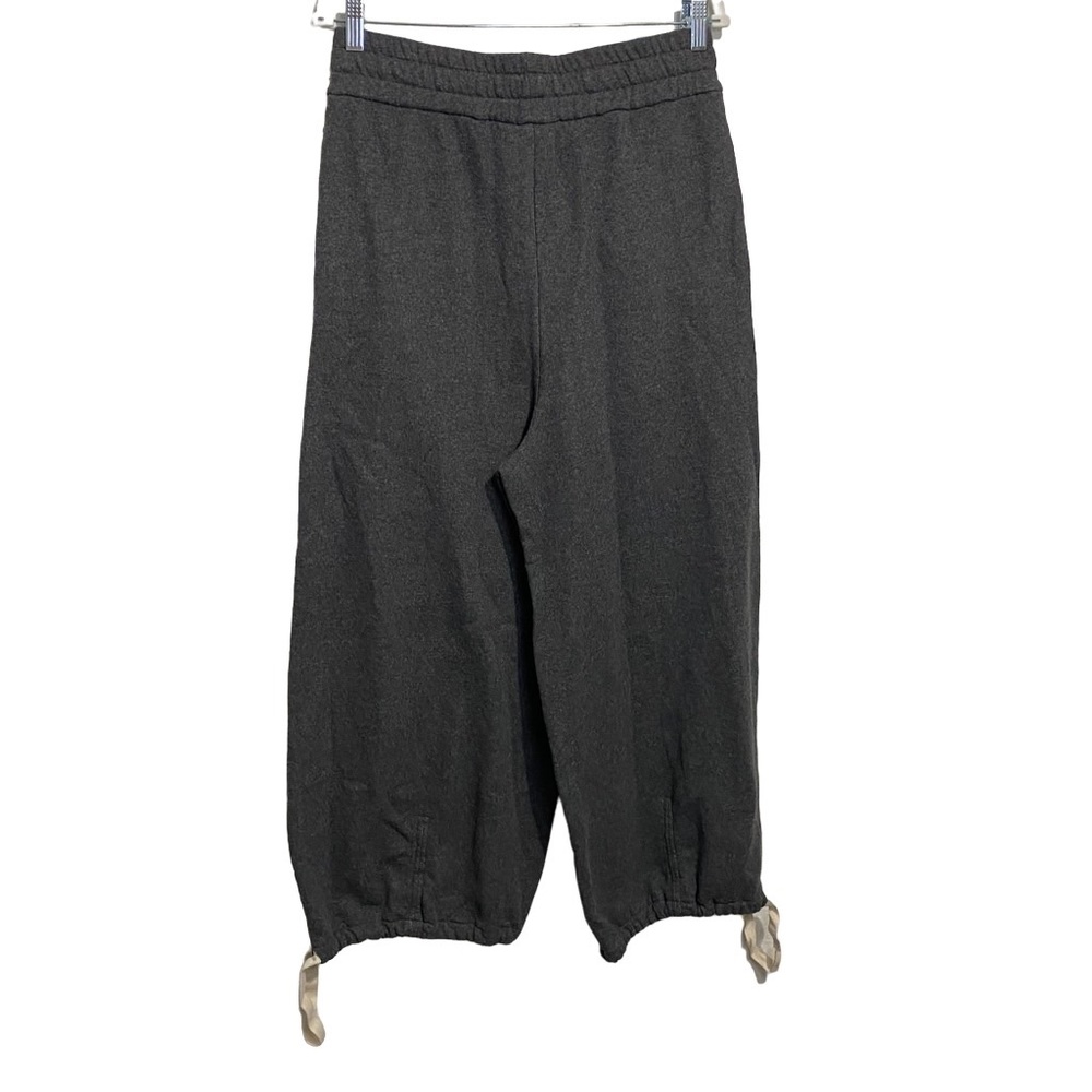 G. Label by goop Gwenyth Paltrow Wide Leg Gray Sweatpants Jogger-L